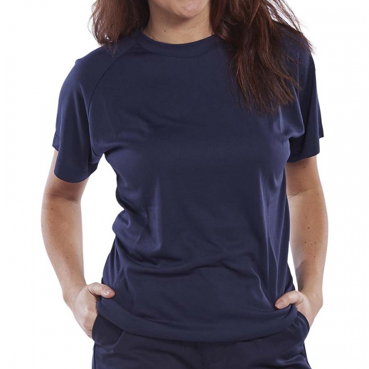 Beeswift BCTSN Lightweight Tee Shirt Navy Blue